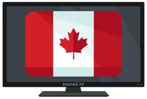 Canada flag identifying the regional IPTV guide