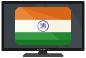 India flag identifying the regional IPTV guide
