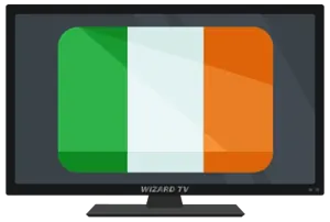 Ireland flag identifying the regional IPTV guide
